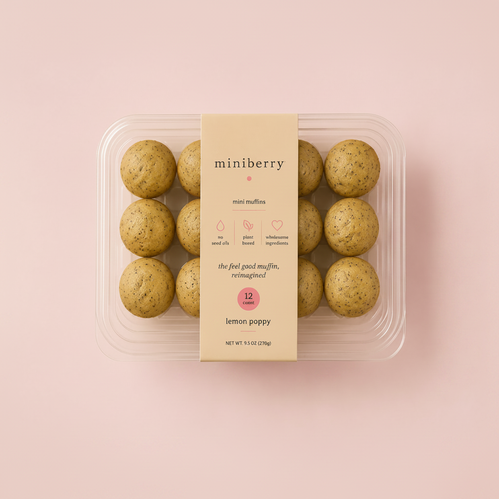 Poppy Seed Mini Muffin Box