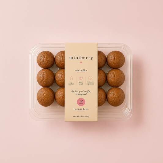 Banana Mini Muffin Box